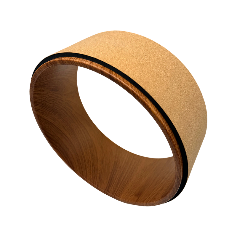 大型 水圧転写 オープンバック コルク ヨガホイール（ABSインナー）