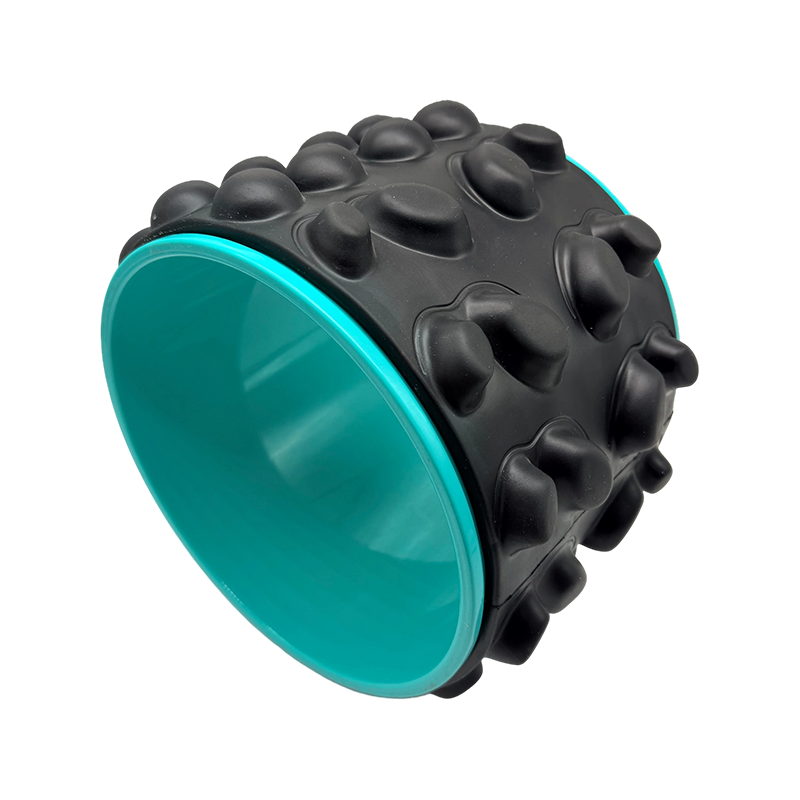 ワイド厚型 大ドット付き バックストレッチ PU ヨガホイール