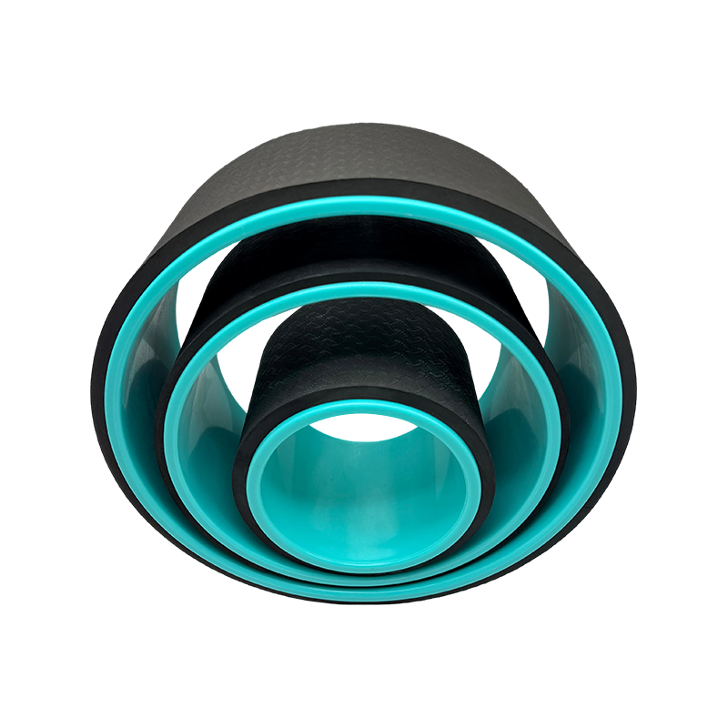 滑り止め厚型 TPE エコ ヨガホイールセット（同一高さ）